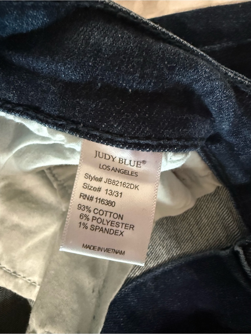 Judy Blue Indigo Slim Bootcut Jeans - Picture 8 of 8